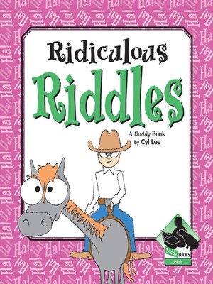 cover image of Ridiculous Riddles
